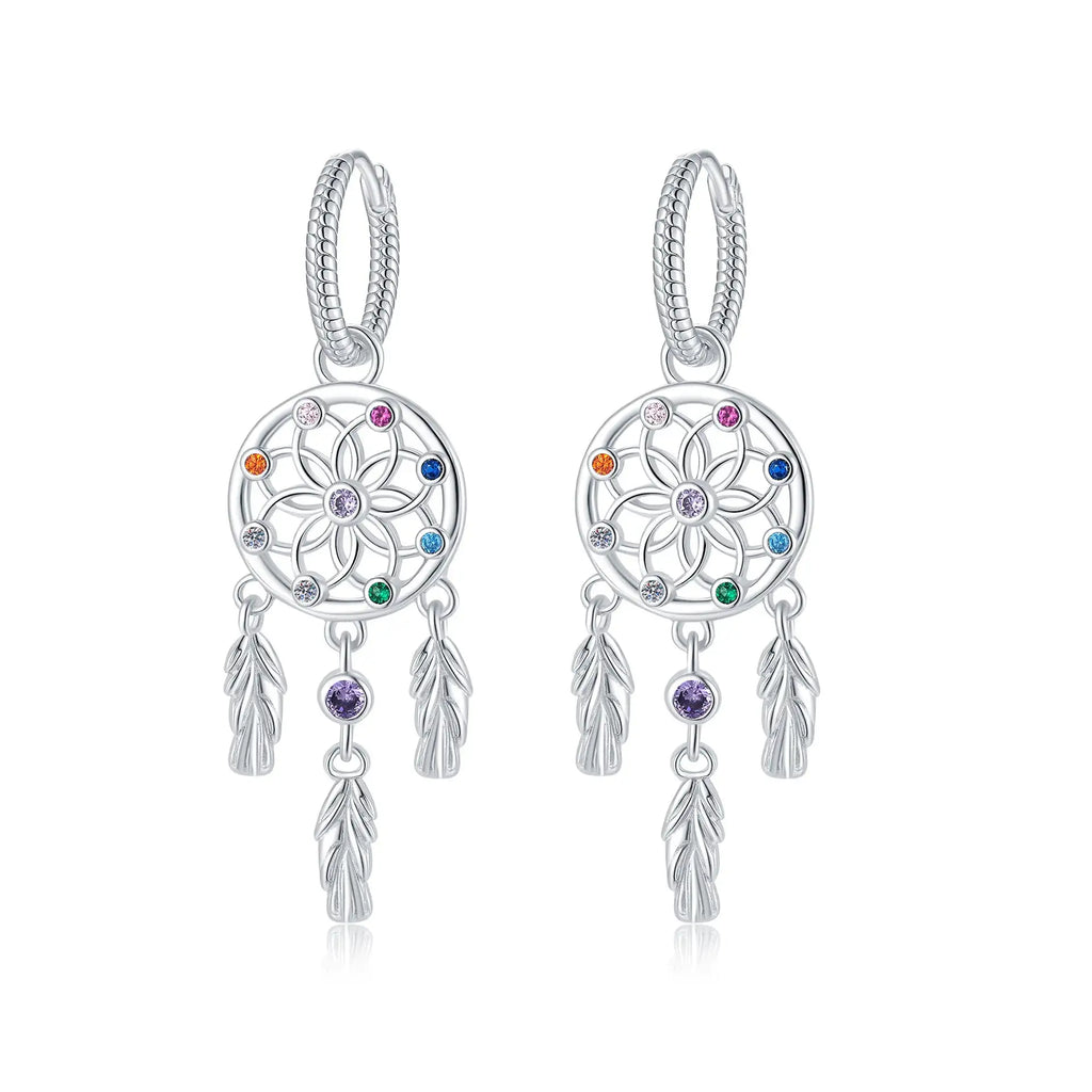 Dream Catcher Earrings Women's Minority Fashion Diamond