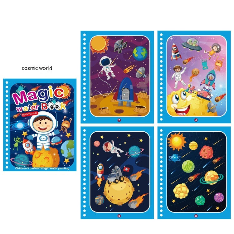 Children's Diy Magic Water Picture Book