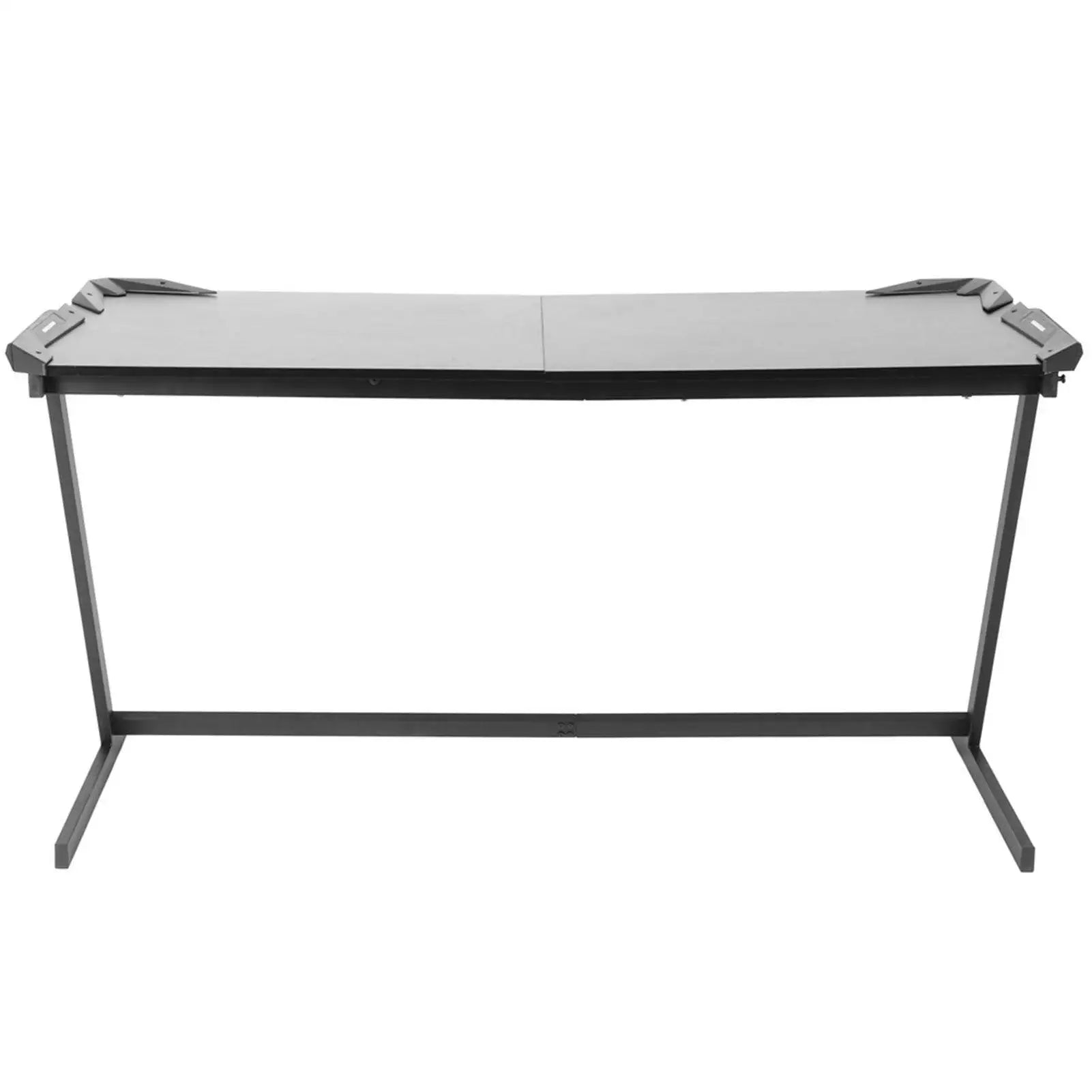 Z Shaped Large Computer Table PC Gaming Desk with RGB LED Light Home Furniture Gaming Supplies - SJB-DIAMOND ELITES