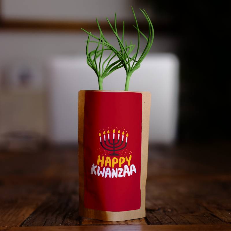Happy Kwanzaa Candles Growing Kit Lootquake LLC