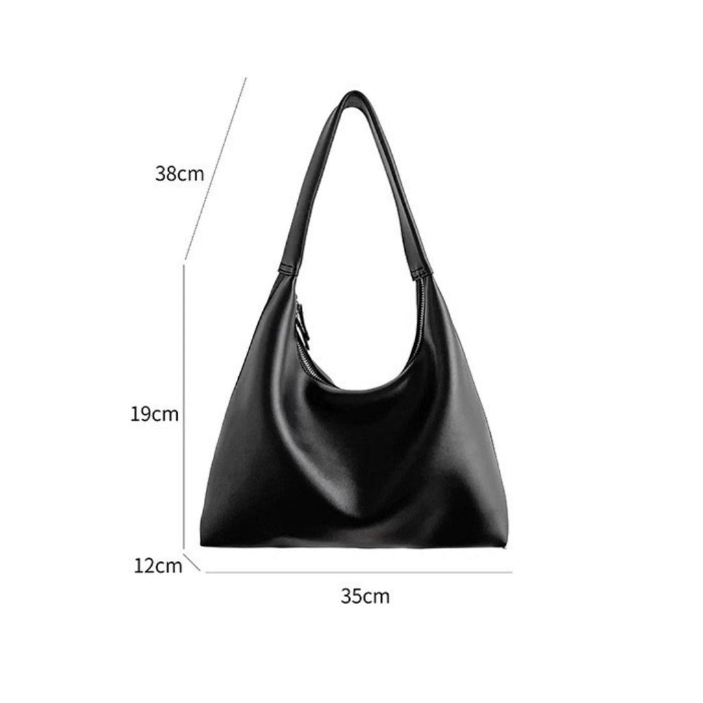 Simple versatile hobo bag for women, hand soft leather hobo bag, retro shoulder armpit bag - SJB-DIAMOND ELITES