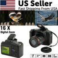 Digital Camera 3.0 Inch TFT LCD Screen 16X Zoom HD 16MP 1080P Anti-Shake Mic US Pi-Mart