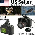 Digital Camera 3.0 Inch TFT LCD Screen 16X Zoom HD 16MP 1080P Anti-Shake Mic US Pi-Mart