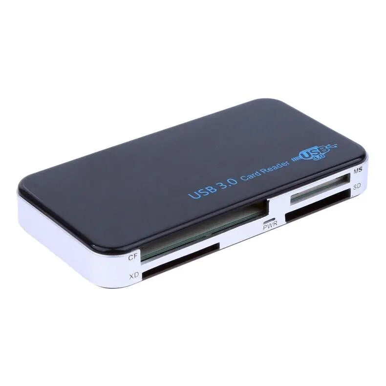 USB 3.0 Memory Card Reader Adapter 5GBPS Fit For CF/TF/SD/Micro SD/XD/M2/MS Card Pi-Mart