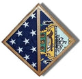 2 Flags display case - Wall Mounted box, 3' x 5'/5' x 8'/5' x 9.5' flags The Military Gift Store