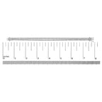 18K White Gold 5 3/5 Cttw Natural Diamond Double Row Link Tennis Bracelet (G-H Color, VS1-VS2 Clarity) - 7" Inches Lootquake LLC