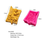 8 Cavity Cake Mold Rectangular Chocolate Silicone Moulds Handmade Soap Mold Moon Cake Decorate Baking Mould Cube Tray Ice Bar Silicone Mold Cereal Energy Bar Mold Butter Mold Stevvex