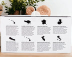 Gourmet 8-Vial Sourced Salt Set - 7 Regional Salts Gift Box for Cooking BandsCo Straps