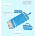 Outdoor Travel Toiletry Bags,Waterproof 3-in-1 Foldable Wash Bag, Makeup Hook Storage Bag, Toiletry Bag organizer, - SJB-DIAMOND ELITES