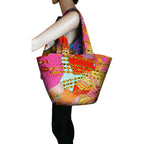 Batik print handbag Pi-Mart
