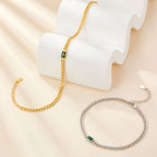 Silver Personality Chain Bracelet Refined Stylish And Versatile