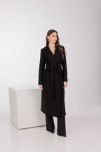 Pre-Order. Re-Stock Ships February 2026. Astoria Classic Wraparound Wool Blend Overcoat - SJB-DIAMOND ELITES