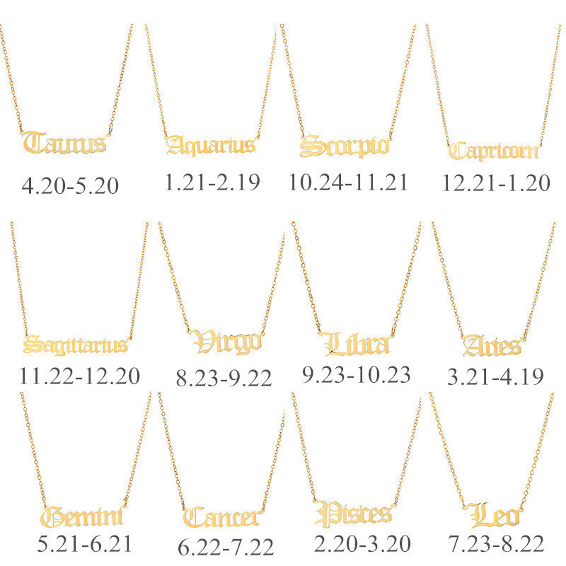 Star Sign Necklace - SJB-DIAMOND ELITES
