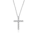 Moissanite Cross Pendants For Women Pi-Mart