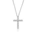Moissanite Cross Pendants For Women Pi-Mart