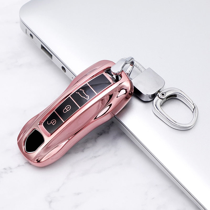 TPU Car Smart Key Case for Porsche - SJB-DIAMOND ELITES