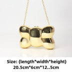 Mini Ladies Acrylic Bag Trendy, Bow evening Clutch Bag, Wedding Dinner Purse