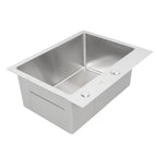 Single Basin Sink Set with Drainer, Stainless Steel Vegetable Washing Sink and Hose - SJB-DIAMOND ELITES