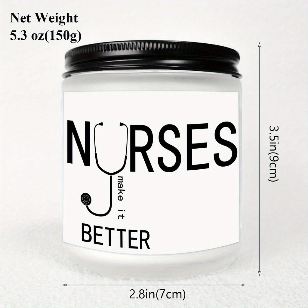 Lavender Scented Candle 5.3oz - Perfect Nursing Appreciation Gift for Men & Women, Ideal for Nurse Practitioners, Paramedics, Students - Unique Present for Birthdays, Thanksgiving, Graduation Lootquake LLC