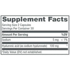 NeoCell Hyaluronic Acid Supplement, Gluten Free, 100 mg, 60 Capsules