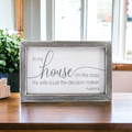 Funny Marriage Rules Wood Sign Framed Rustic Home Decor Husband Wife Humor Wall Plaque Gift BandsCo Straps