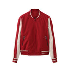 Jacket Quilted Jacket Color Matching Baseball Uniform