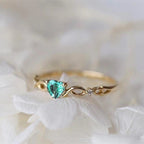 Huitan Simple Heart Ring - SJB-DIAMOND ELITES