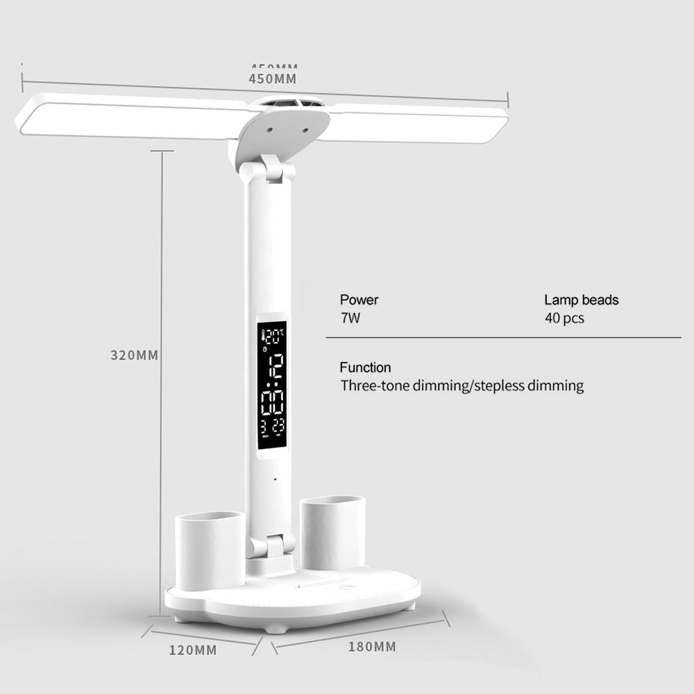 LED Desk Lamp with Pen Holder Pi-Mart