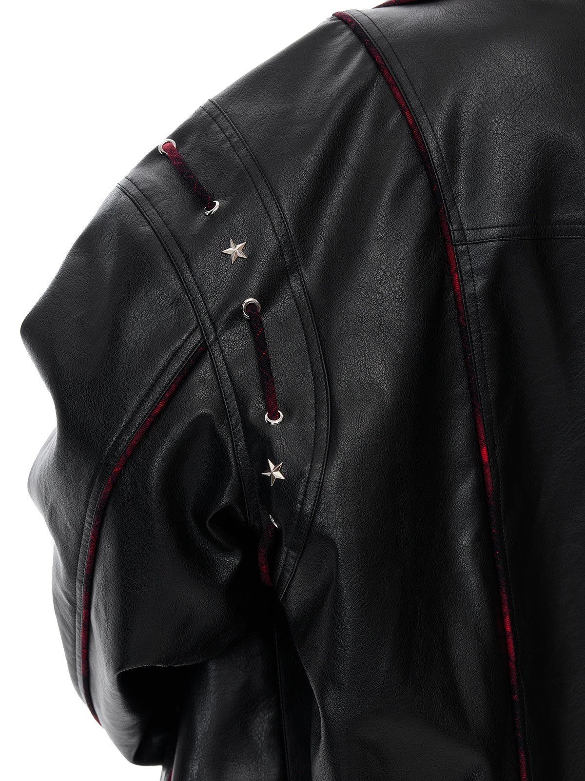 Motorcycle Reversible Jacket Pu Shuai Vibe Leather Coat Pi-Mart