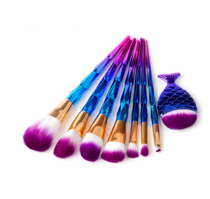 Makeup Brush Make-up Tool Mermaid DiamondGrindDiamond Combination GUJHUI Pi-Mart