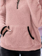 PlushZip Fleece: Cozy Full-Sleeve Plus Sweatshirt THRIXINE