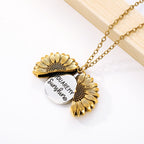 Sunflower Pendant Necklace - SJB-DIAMOND ELITES