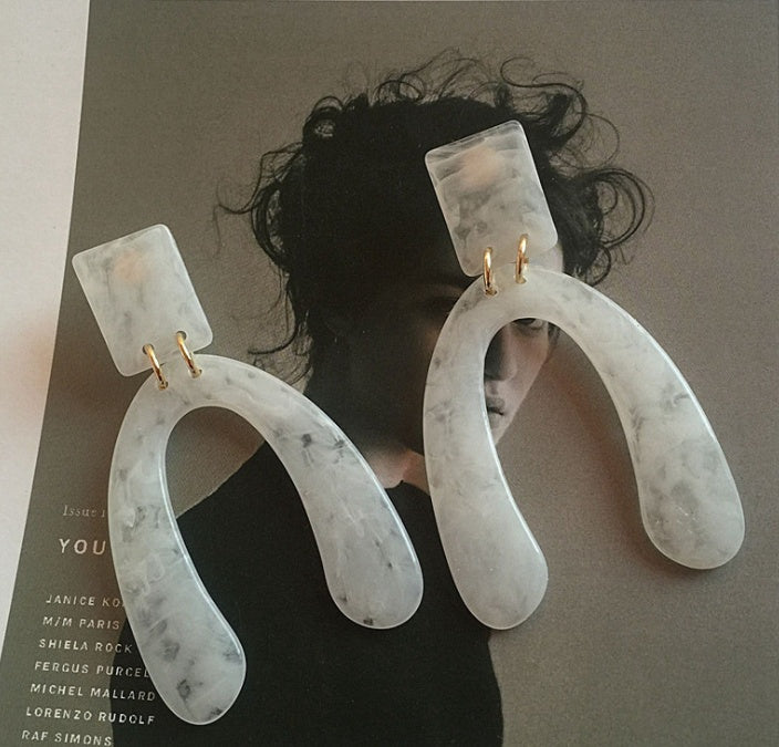 The wish bone earring