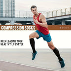 4 Pairs Copper Compression Socks - 20-30mmhg Circulatory Boost for Nurses & Athletes - Enhanced Support, Unisex, Ideal for Running, Cycling Lootquake LLC