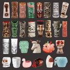 Hawaii Ceramic Tiki Mugs Pi-Mart