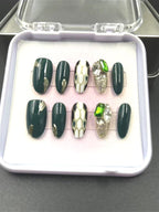1037- Handmade press on nails fake nails removable