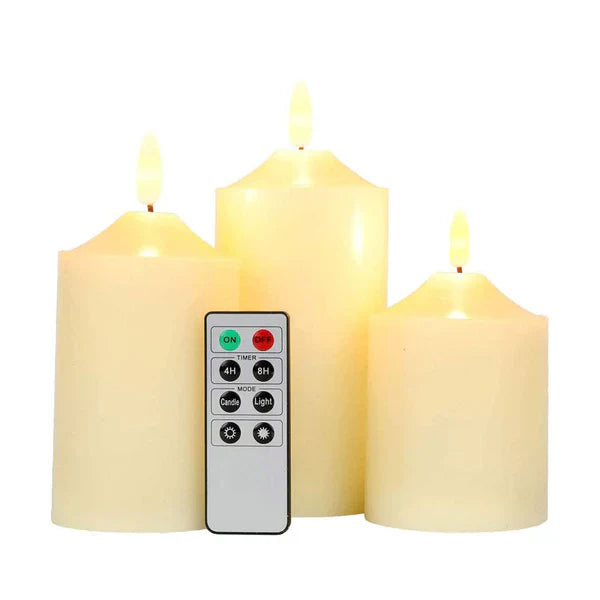 JHY Design 2-Piece Minimalist Candle Lamp Lootquake LLC