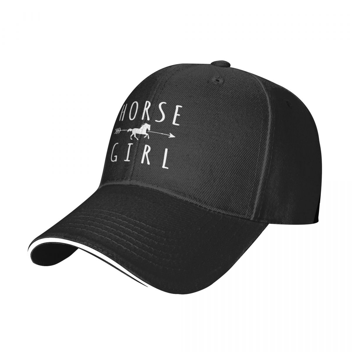 Horse Girl Riders Racer Cap Pi-Mart
