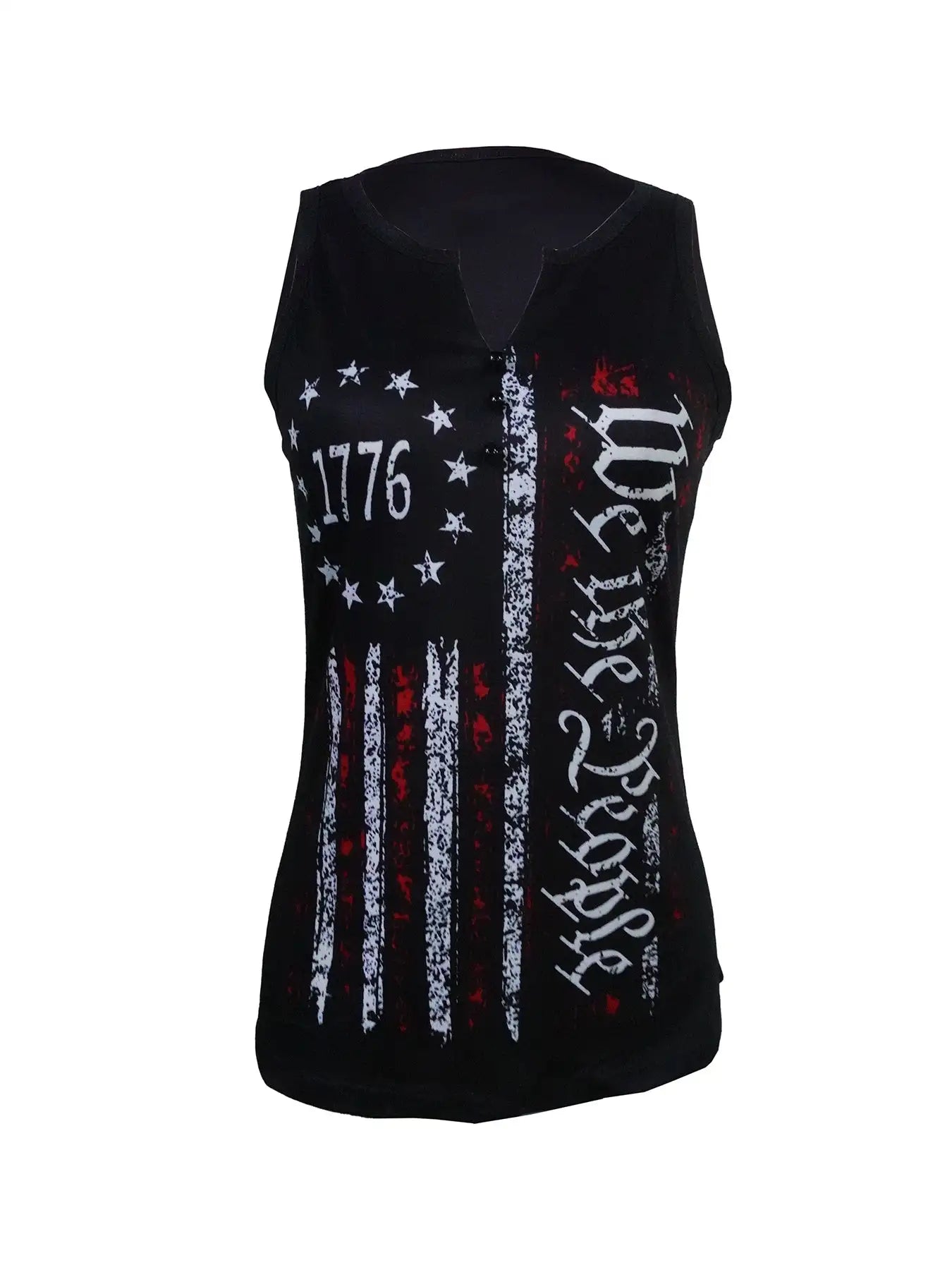 Ladies' V-neck Printed Fashionable Camisole Vest - SJB-DIAMOND ELITES