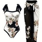 Women's Two-piece Casual Swimsuit P96 Black - SJB-DIAMOND ELITES