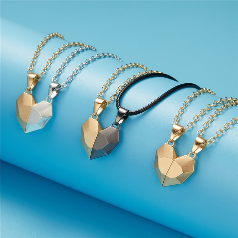 Korean Fashion Magnetic Couple Necklace Pi-Mart