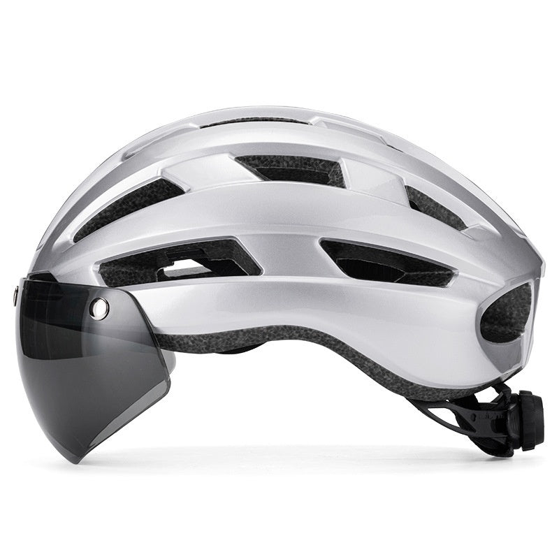 Magnetic Suction Goggles Unisex Mountain Highway Color Changing Cycling Bicycle Helmet Lootquake LLC
