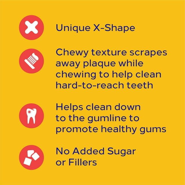 PEDIGREE DENTASTIX Beef Flavor Dental Bones Treats for Large Dogs, 2.08 lb. Value Pack (40 Treats) EasyOptionXY LLC