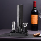 New Base Bottle Opener Enterprise Year-end Business Gift Five-in-one Red Wine Wine Set Base Electric Bottle Opener Pi-Mart