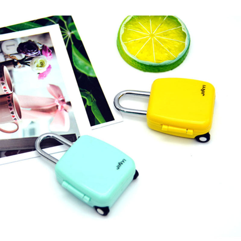 Creative Luggage Cartoon Luggage Combination Lock Padlock Pi-Mart
