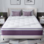 Spring-Loaded Hybrid Mattress 10 Inches helps relieve physical stress and promote deep sleep Pi-Mart