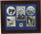 The Military Gift  Store US Coast Guard Medallion 5 Picture Collage Frame. The Military Gift Store