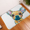 Pet dog flannel floor mat door mat printing foot mat anti-slip mat carpet Pi-Mart