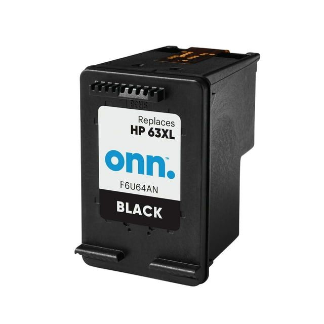 Onn. Onn Ink Reman Hp 63xl Black