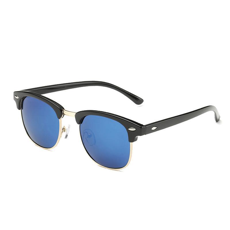New Fashion Semi Rimless Retro Classic Luxury Polarized Sunglasses Men And Women Brand Designer Half Frame Sun Glasses Classic Oculos De Sol With UV400 Protection - SJB-DIAMOND ELITES